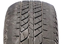 Exemple de pneu sous-gonflé