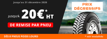 Promo pneus pas cher poids lourds allopneus
