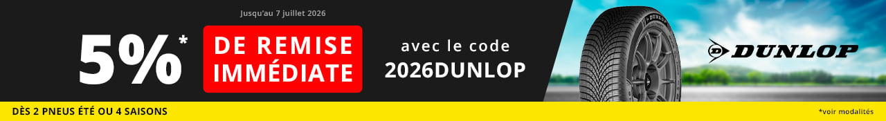 allopneus promo pneus pas chers Dunlop