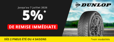 allopneus promo pneus pas chers Dunlop