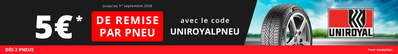 Promo pneus pas cher allopneus Uniroyal