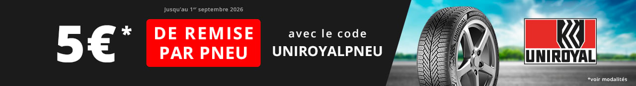 Promo pneus pas cher allopneus Uniroyal