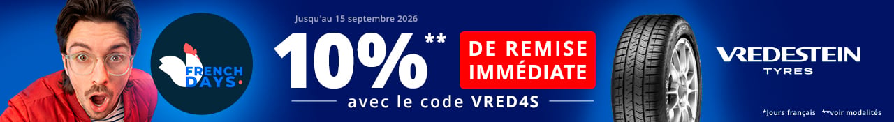 allopneus promo pneu Vredestein pas chers French Days