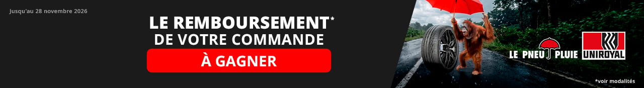 promo allopneus jusqu au 28 novembre 2026 commande remboursee Uniroyal des 2 pneus auto