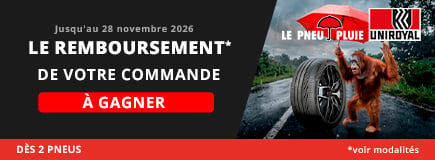promo allopneus jusqu au 28 novembre 2026 commande remboursee Uniroyal des 2 pneus auto