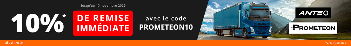 allopneus promo prometeon anteo 10 pourcent dès 2 pneus Prometeon et Anteo